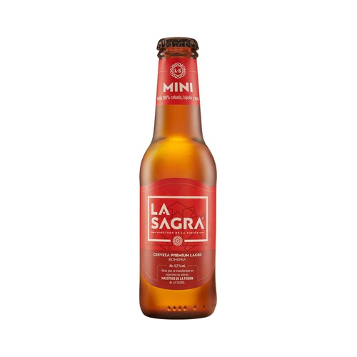 LA SAGRA Pack de cerveza mini laguer 6 bot. x 20 cl.