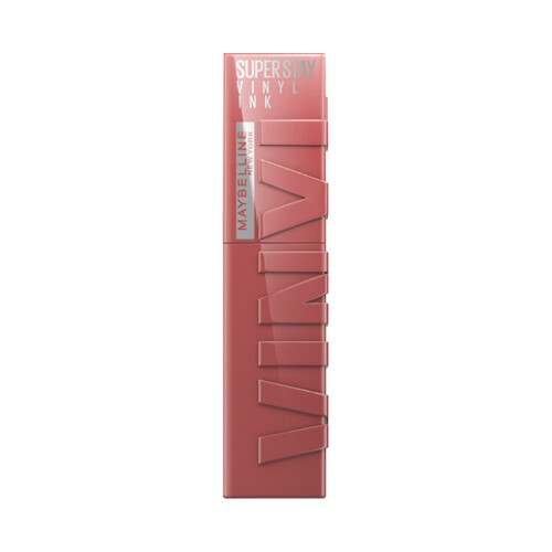 MAYBELLINE  Superstay vinyl ink , tono 035 Cheeky  Lápiz de labios en tinta líquida con acabado efecto vinilo.