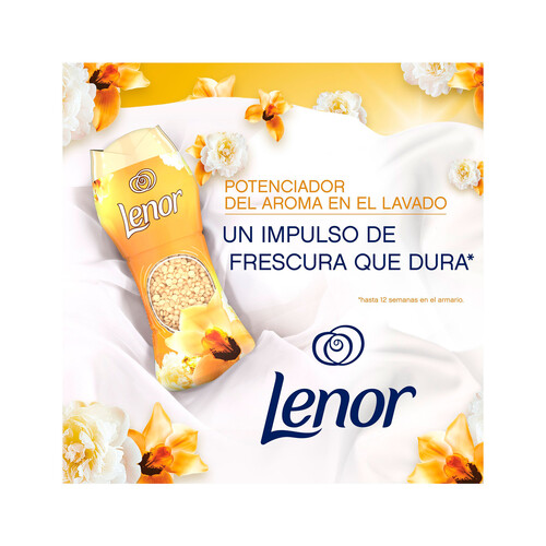 LENOR Classics Perlas de perfume para la ropa con olor a orquídea dorada 