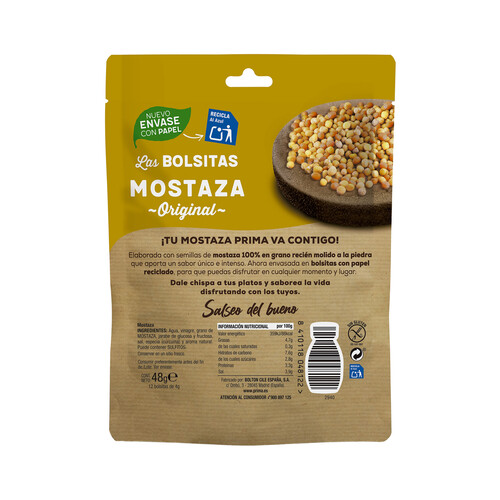 PRIMA Mostaza Original Bolsitas 12 uds., 48 gr.