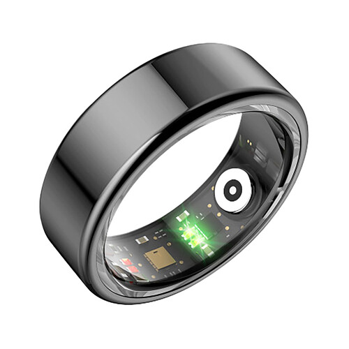 Anillo inteligente KSIX Saturn, color negro S Talla 9.