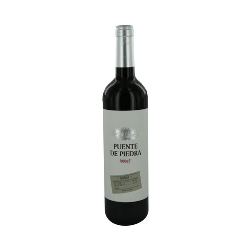 PUENTE DE PIEDRA  Vino tinto roble con D.O. Cariñena botella 75 cl.