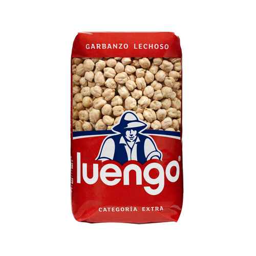 LUENGO Extra Garbanzo lechoso en paquete de 1 kg.