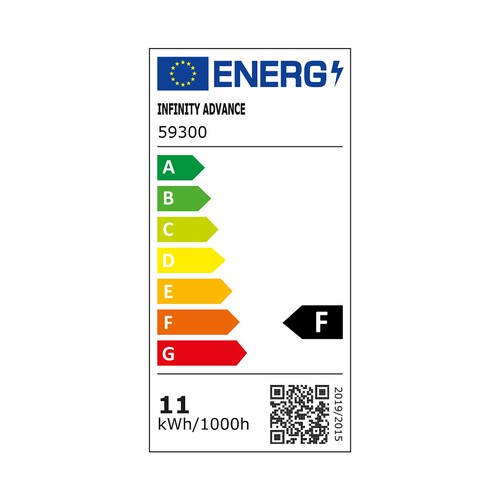 Pack de 2 bombillas Led G9, 4,5W=50W, luz fría 6000K, NINE&ONE Premium.