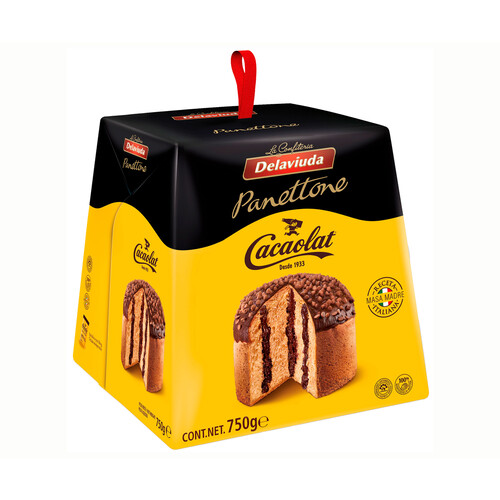 DELAVIUDA Panettone cacaolat 750 g.