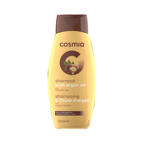 COSMIA Champú de uso frecuente con aceite de argan para cabellos secos o dañados COSMIA 500 ml.