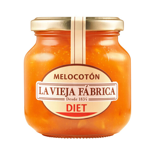 LA VIEJA FABRICA DIET Mermelada de melocotón 340 g.