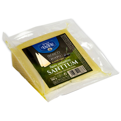 EL PASTOR Tapas queso mezcla viejo aceite de oliva 200 g.