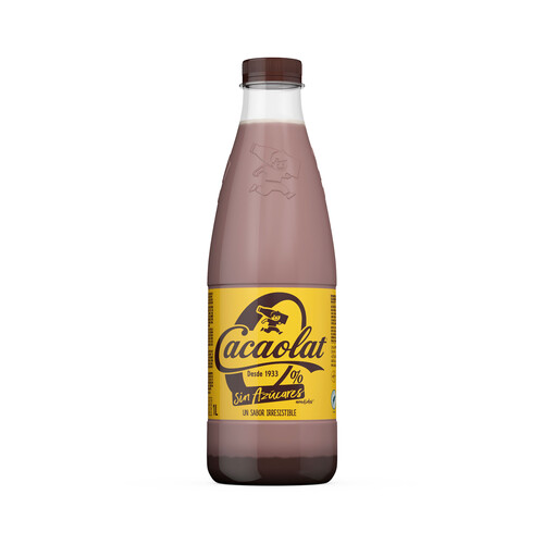 CACAOLAT Batido de chocolate sin azúcares añadidos CACAOLAT 0% 1 l