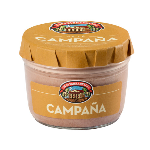 CASA TARRADELLAS Paté de hígado de cerdo y campaña CASA TARRADELLAS frasco de 125 g.