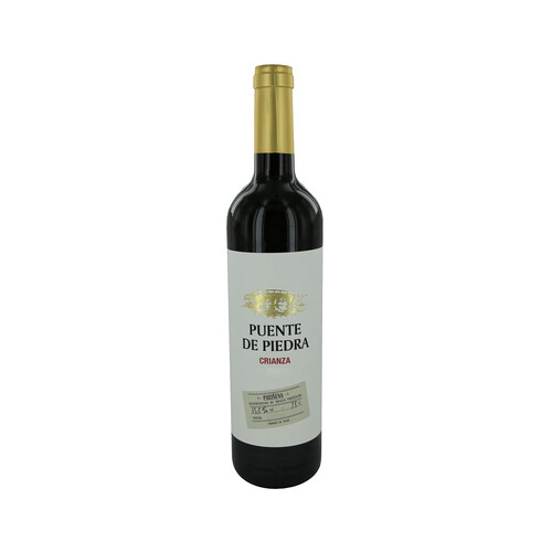 PUENTE DE PIEDRA Vino tinto crianza con D.O.P Cariñena botella 75 cl.