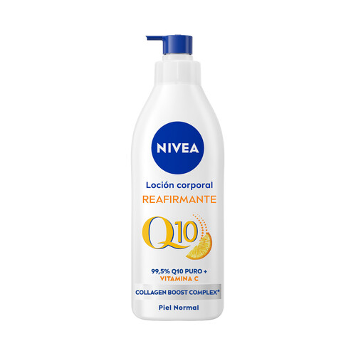 NIVEA Q10 Loción corporal (body milk) reafirmante, para pieles normales 625 ml.