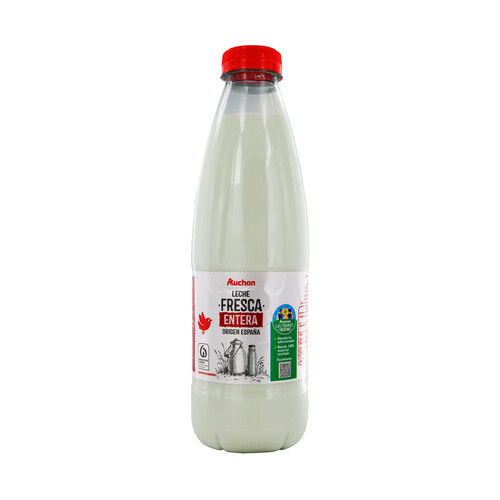 ALCAMPO CULTIVAMOS LO BUENO Leche de vaca entera fresca, de origen española 1 l.