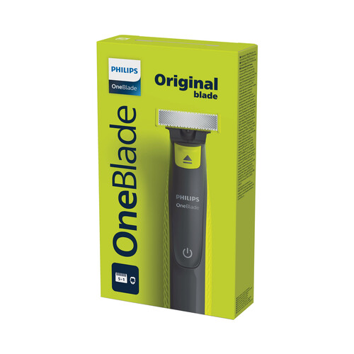 PHILIPS Oneblade original_cara Recortadora, perfiladora y afeitadora 5 en 1.