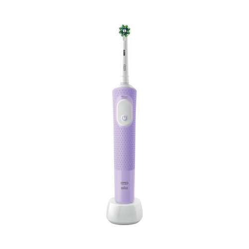 ORAL-B Cepillo de dientes eléctrico de color morado, diseñado por Braun ORAL-B Vitality pro.