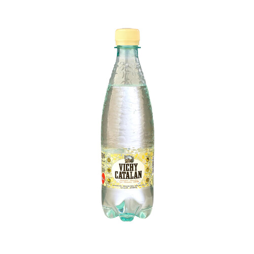 VICHY CATALAN Agua mineral con gas botella 500 ml.