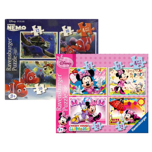 Ravensburger - Puzzle Trolls 3, Colección Puzzle 4 in a box, 10, 12, 14, 16 Piezas, Puzzle para Niños, Edad Recomendada 3+ Años