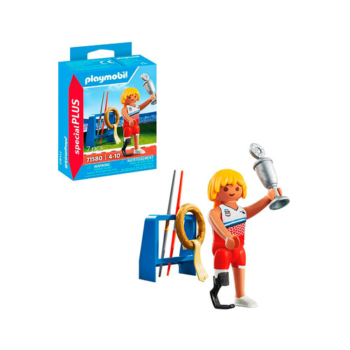 Figura lanzador de jabalina, +5 años, PLAYMOBIL.