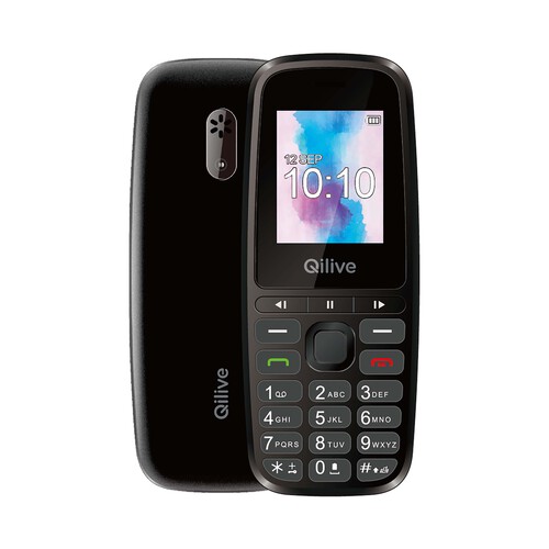 Teléfono móvil QILIVE, pantalla 1.77'', dual sim. 