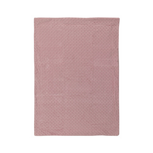 Manta burbuja color rosa de 80x110cm, INTERBABY.