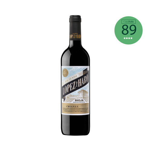 LOPEZ DE HARO  Vino tinto crianza con D.O. Ca. Rioja botella 75 cl.