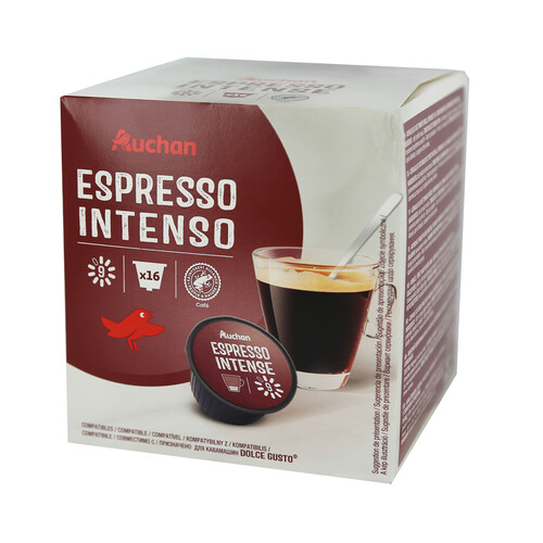 PRODUCTO ALCAMPO Café en cápsulas Espresso intenso I9, 16 uds. 