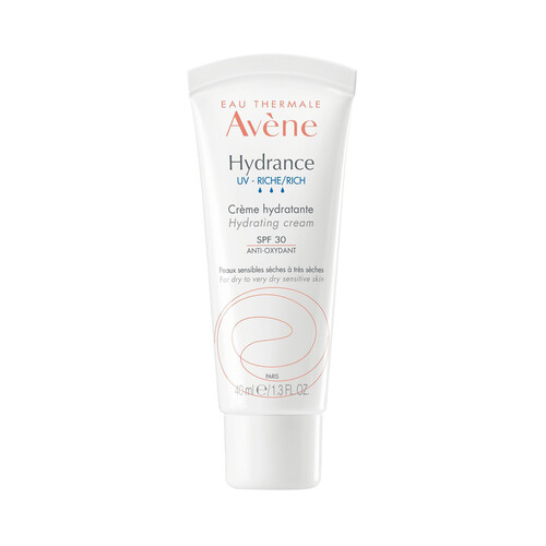 THERMALE AVÉNE Hydrance Crema hidrantante con FPS 30, para pieles secas a muy secas 40 ml.