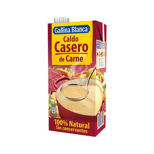 GALLINA BLANCA 100% Natural Caldo casero de carne 1 l.