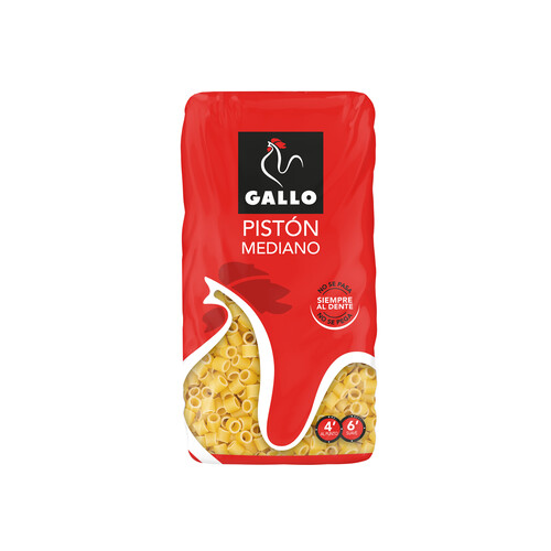 GALLO Pasta Pistón mediano GALLO paquete de 450 g.