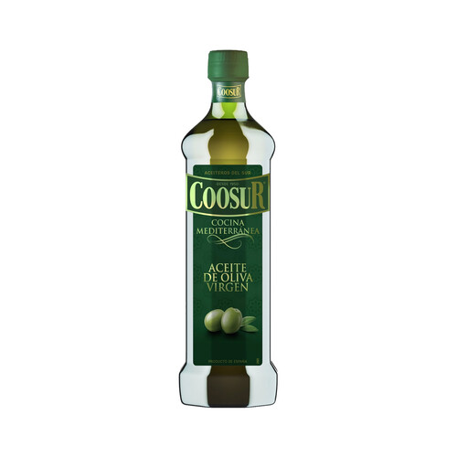 COOSUR Aceite de oliva virgen cocina Mediterránea botella de 1 l.