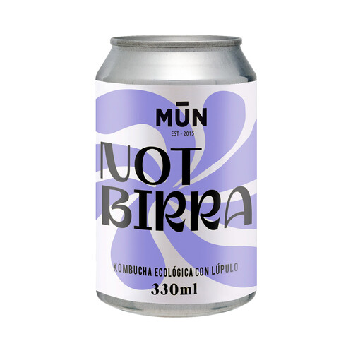 MUN Notbirra Kombucha BIO con lúpulo 330 ml.