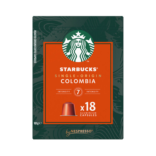 STARBUCKS Café en cápsulas Colombia I7, 18 uds. 