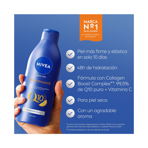 NIVEA Q10 Crema (loción) corporal reafirmante, para pieles secas 250 ml.