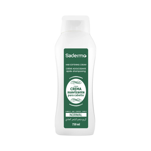 SADERMO Crema suavizante y desenredante para todo tipo de cabellos SADERMO 750 ml.