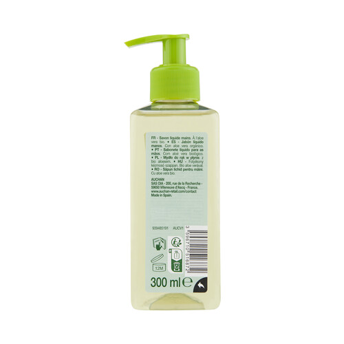 COSMIA Bio Jabón de manos líquido con aloe vera ecológica 300 ml.