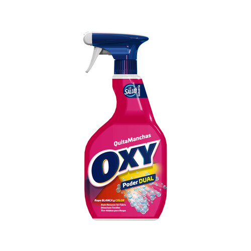 OXY Quitamanchas poder dual para ropa blanca y de color OXY 750 ml.