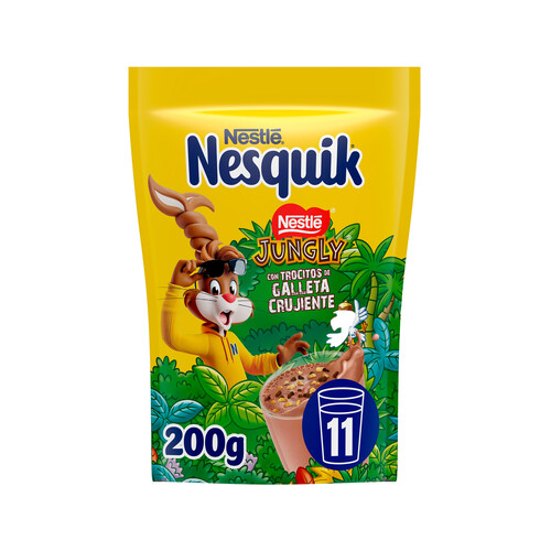 NESQUIK Cacao instantáneo jungly 200 g.