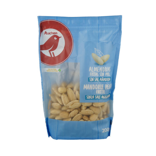 PRODUCTO ALCAMPO Almendras sin piel fritas, sin sal añadida PRODUCTO ALCAMPO 200 g.