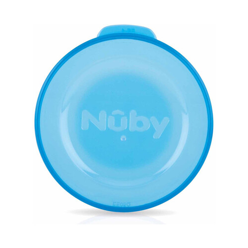 Taza con dos asas, azul, 240ml, NUBY.