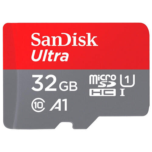 Tarjeta de memoria SANDISK Ultra MicroSDHC 32GB, clase 10.