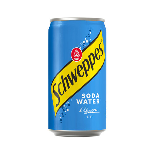 SCHWEPPES Soda water lata 25 cl.