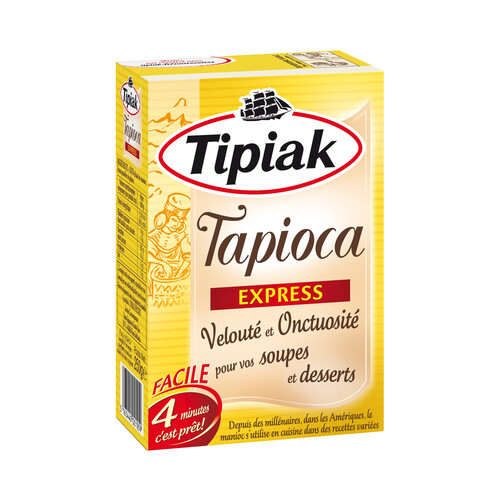 TIPIAK Fécula de mandioca, Tapioca TIPIAK 250 g.