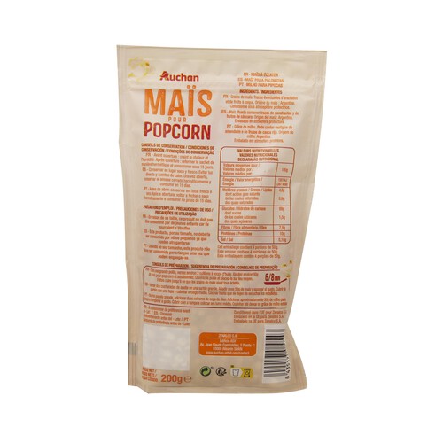 PRODUCTO ALCAMPO Maíz para hacer palomitas PRODUCTO ALCAMPO 200 g.