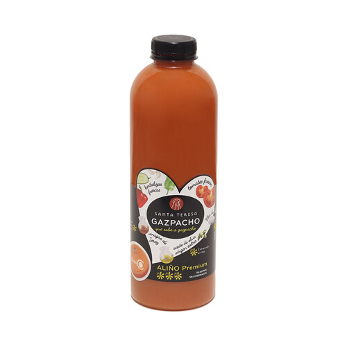 SANTA TERESA Premium Gazpacho fresco y suave, 100% natural 1 l