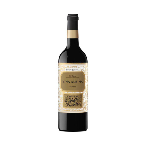 VIÑA ALBINA Vino tinto reserva con D.O. Ca. Rioja botella 75 cl.