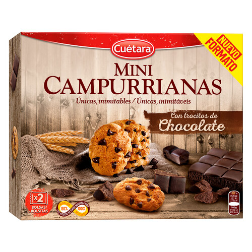 CUETARA Galletas de pepitas de chocolate 320 gr.