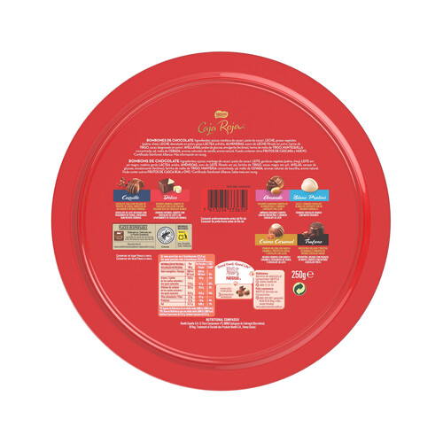 CAJA ROJA DE NESTLÉ Bombones surtidos 250 g.