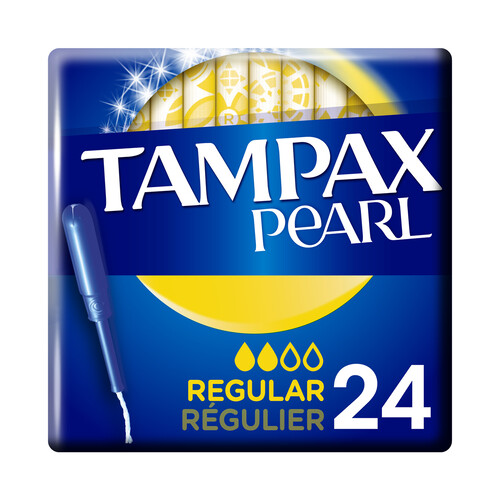 TAMPAX Tampones regular con aplicador TAMPAX Pearl 24 uds