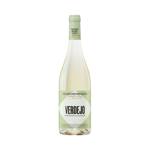 FAUSTINO RIVERO ULECIA  Vino blanco con D.O. Vinos de la Tierra de Castilla botella de 75 cl.