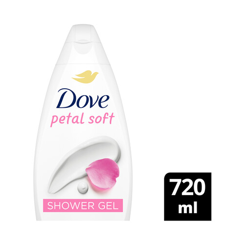 DOVE Gel renovador para baño o ducha con extracto de rosa y peonia DOVE 720 ml.